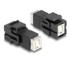 Delock Keystone Modul USB 2.0 Typ-B Buchse zu USB 2.0...