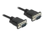 DeLOCK Seriell Kabel RS-232 D-Sub9 Stecker zu Stecker mit schmalem Steckergehäuse 4 m