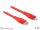 Delock Daten- und Ladekabel USB Type-C™ zu Lightning™ für iPhone™, iPad™ und iPod™ rot 1 m MFi