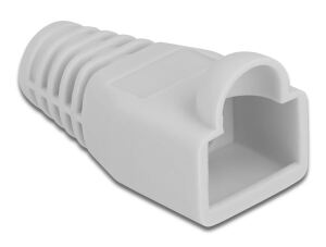 Delock Knickschutztülle für RJ45 Stecker grau 20 Stück