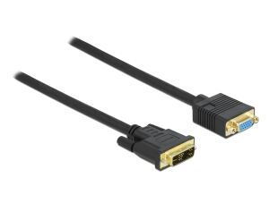 Delock Kabel DVI 12+5 Stecker zu VGA Buchse 2 m