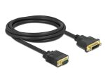 Delock Kabel DVI 24+5 Buchse zu VGA Stecker 2 m
