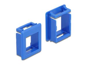 Delock Keystone Halterung für Gehäuse 4 Stück blau
