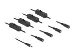 Delock Kabel DC 5,5 x 2,1 mm Stecker zu 4 x DC Buchse mit Schalter 1 m