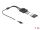 Delock Kabel USB Typ-A Stecker zu 3 x DC 5,5 x 2,1 mm Buchse mit Schalter 1 m