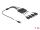 Delock Kabel USB Typ-A Stecker zu 4 x USB Typ-A Buchse mit Schalter 1 m
