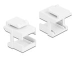 Delock Keystone Abdeckung weiß für LWL Kupplungen 10 Stück