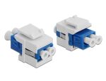 Delock Keystone Abdeckung weiß für LWL Kupplungen 10 Stück