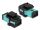 Delock Keystone Modul SC Simplex Buchse zu SC Simplex Buchse aqua / schwarz