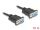 Delock RS-232 Kabel Seriell D-Sub9 Buchse zu Buchse mit schmalem Steckergehäuse 10 m