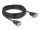 Delock RS-232 Kabel Seriell D-Sub9 Buchse zu Buchse mit schmalem Steckergehäuse 10 m