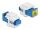 Delock Keystone Modul SC Simplex Buchse zu SC Simplex Buchse mit Laserschutzklappe innen