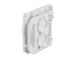 Delock LWL Anschlussdose zur Wandmontage für 1 x SC Simplex oder LC Duplex weiß
