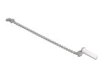 Delock LWL Staubschutzkappe mit Kette für LC Stecker weiß
