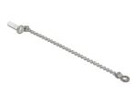 Delock LWL Staubschutzkappe mit Kette für LC Stecker weiß