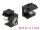 Delock Keystone Modul DC 5,5 x 2,1 mm Buchse schwarz
