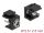 Delock Keystone Modul DC 5,5 x 2,5 mm Buchse schwarz
