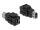 Delock Keystone Modul FireWire 6 Pin Buchse zu FireWire 6 Pin Buchse schwarz