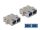 Delock LWL Kupplung SC Duplex Buchse zu SC Duplex Buchse Singlemode Metall