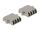 Delock LWL Kupplung LC Quad Buchse zu LC Quad Buchse Singlemode Metall