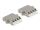 Delock LWL Kupplung LC Quad Buchse zu LC Quad Buchse Singlemode Metall
