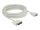 Delock Serielles Kabel D-Sub 25 Stecker zu D-Sub 9 Buchse 10 m