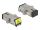 Delock LWL Kupplung mit Laserschutzklappe SC Simplex Buchse zu SC Simplex Buchse Multimode beige