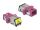 Delock LWL Kupplung mit Laserschutzklappe SC Simplex Buchse zu SC Simplex Buchse Multimode violett