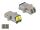 Delock LWL Kupplung mit Laserschutzklappe LC Duplex Buchse zu LC Duplex Buchse Multimode beige