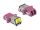 Delock LWL Kupplung mit Laserschutzklappe LC Duplex Buchse zu LC Duplex Buchse Multimode violett