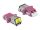Delock LWL Kupplung mit Laserschutzklappe LC Duplex Buchse zu LC Duplex Buchse Multimode violett