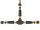 Delock Kabelverbinder T-Form für Außenbereich 5 Pin, IP68 wasserdicht, schraubbar, Kabeldurchmesser 4,5 - 7,5 mm schwarz