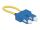 Delock LWL Loopback Adapter SC / UPC Singlemode blau