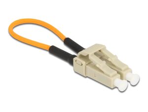 Delock LWL Loopback Adapter LC / OM1 Multimode beige
