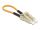 Delock LWL Loopback Adapter LC / OM2 Multimode beige