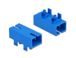 Delock LWL Kupplung für PCB SC Simplex Buchse zu SC Simplex Buchse Singlemode blau