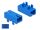 Delock LWL Kupplung für PCB SC Simplex Buchse zu SC Simplex Buchse Singlemode blau