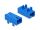 Delock LWL Kupplung für PCB SC Simplex Buchse zu SC Simplex Buchse Singlemode blau