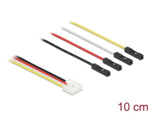Delock Conversion IOT Grove Kabel 4 Pin Stecker zu 4 x Jumper Buchse 10 cm