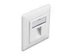 Delock Keystone Anschlussdose 1 Port kompakt