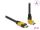 Delock High Speed HDMI Kabel Stecker gerade zu Stecker 90° oben gewinkelt 48 Gbps 8K 60 Hz 2 m