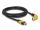 Delock High Speed HDMI Kabel Stecker gerade zu Stecker 90° oben gewinkelt 48 Gbps 8K 60 Hz 2 m
