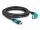 Delock High Speed HDMI Kabel Stecker gerade zu Stecker 90° unten gewinkelt 48 Gbps 8K 60 Hz 3 m