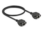 Delock Netzwerk Verlängerungskabel S/FTP RJ45 Buchse...