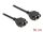 Delock Netzwerk Verlängerungskabel S/FTP RJ45 Buchse zu RJ45 Buchse Cat.6A 50 cm schwarz