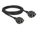 Delock Netzwerk Verlängerungskabel S/FTP RJ45 Buchse...