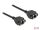 Delock Netzwerk Verlängerungskabel S/FTP RJ45 Buchse zu RJ45 Buchse Cat.6A 2 m schwarz