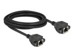 Delock Netzwerk Verlängerungskabel S/FTP RJ45 Buchse...