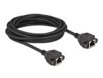 Delock Netzwerk Verlängerungskabel S/FTP RJ45 Buchse...