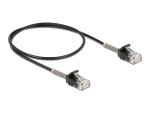 Delock Kabel RJ45 Stecker zu RJ45 Stecker mit Knickschutz...